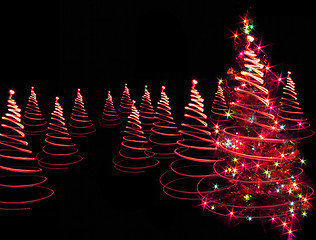 Image showing color christmas tree