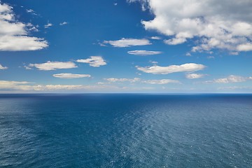 Image showing Endless sea and sky