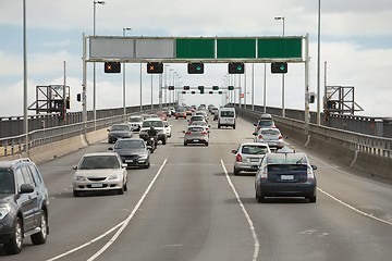 Image showing Highway with low traffic