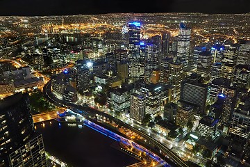 Image showing Melbourne from above