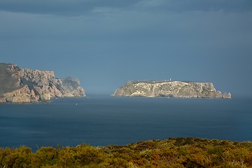 Image showing Tasman Island and Cape Pillar