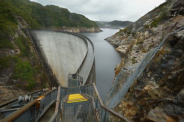 Image showing Gordon Dam, Tasmania