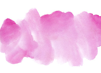 Image showing Hand painted watercolor background