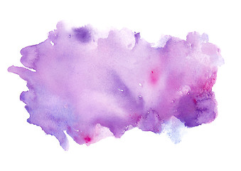 Image showing Hand painted watercolor background