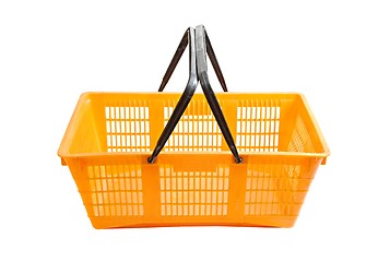 Image showing Shopping basket on white