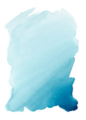 Image showing Hand painted watercolor background