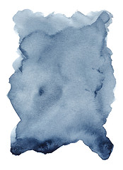 Image showing Hand painted watercolor background