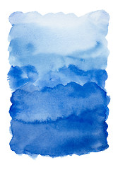 Image showing Hand painted watercolor background