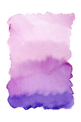 Image showing Hand painted watercolor background