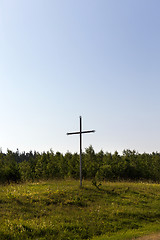 Image showing rusty metal cross