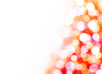 Image showing Christmas lights backdrop