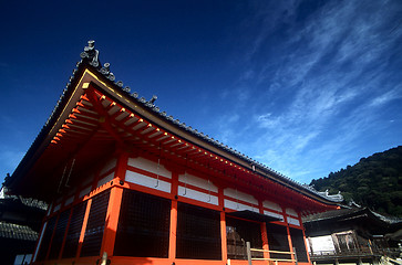 Image showing Kiyomizu-dera in Kyoto