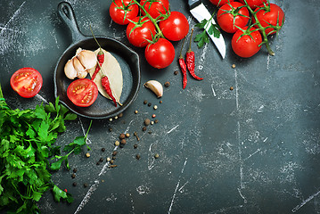 Image showing tomato and spice