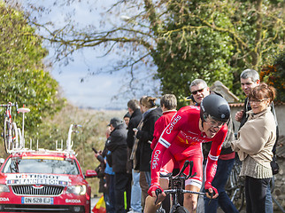 Image showing The Cyclist Arnold Jeannesson - Paris-Nice 2016