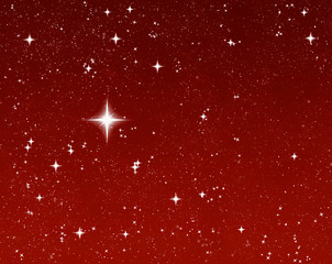 Image showing bright wishing star