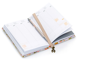 Image showing Notebook opened on new year