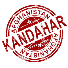 Image showing Red Kandahar stamp 