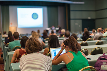 Image showing Lecture at university.