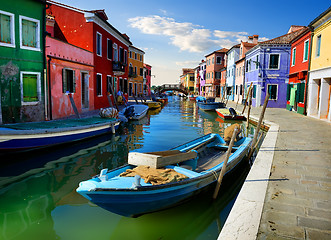 Image showing Summer in Burano