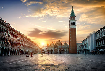 Image showing San Marco at sunrise