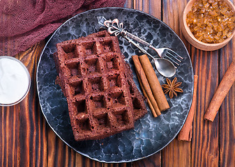 Image showing chocolate wafer