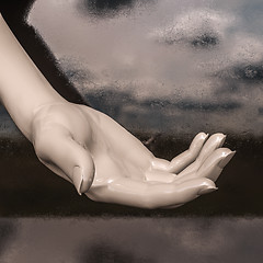 Image showing Abstract Hand Holding