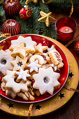 Image showing Christmas cookies and gingerbread