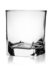 Image showing Empty glass for whiskey rotated