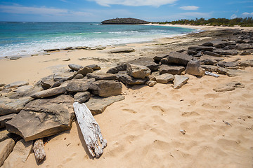 Image showing paradise sand beach in Madagascar, Antsiranana, Diego Suarez