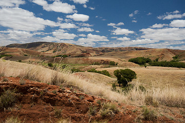 Image showing Traditional Madagascar highland landscape