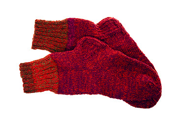 Image showing wool socks, isolated