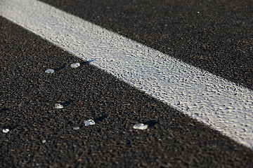 Image showing glass on the pavement