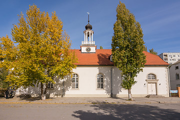 Image showing Volgograd, Russia - October 23, 2016: The building of the church in the museum preserve \