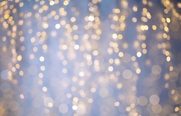 Image showing blurred christmas holidays lights bokeh