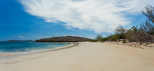 Image showing paradise sand beach in Madagascar, Antsiranana, Diego Suarez