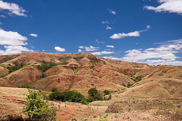 Image showing Traditional Madagascar highland landscape