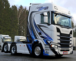 Image showing NextGen Scania S500 Truck of Transport K Lindholm & Co