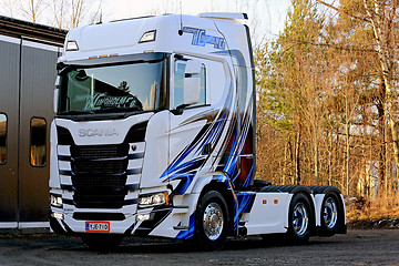 Image showing NextGen Scania S500 Truck Pinstripe Design