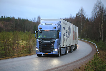 Image showing Scania R520 Next Generation Truck on the Road