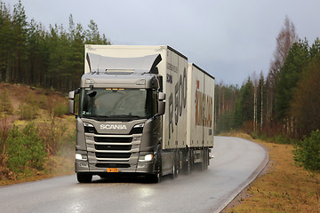 Image showing New Next Generation Scania R500 Trailer Truck on Test Drive