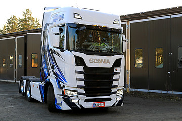 Image showing Customized NextGen Scania S500 Moving on a Yard