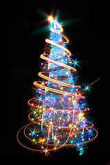 Image showing color christmas tree