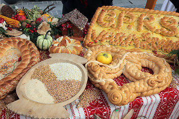 Image showing Delicious homemade Christmas bread