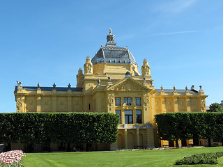 Image showing The Art Pavilion in Zagreb