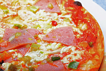 Image showing Pizza with ham