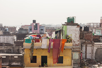 Image showing Varanasi rooftops