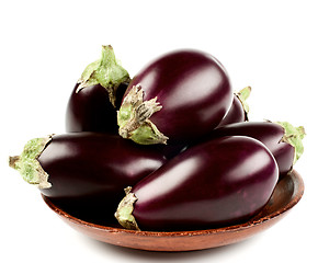 Image showing Raw Small Eggplants