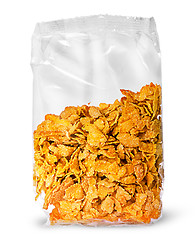 Image showing Sealed package of cornflakes vertically
