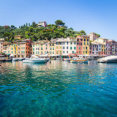 Image showing Portofino, Italy - Summer 2016 - view from the sea