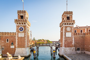 Image showing Venice Arsenale entrance